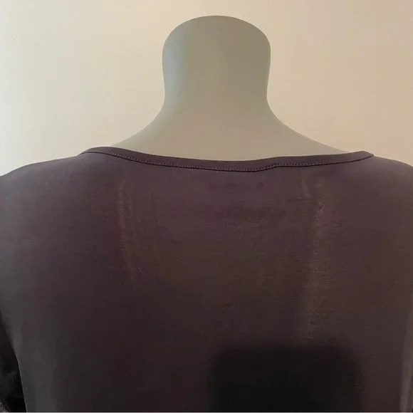 Lucky Brand Dress Short Sleeve Button Down Cotton Black Small - Picture 5 of 7